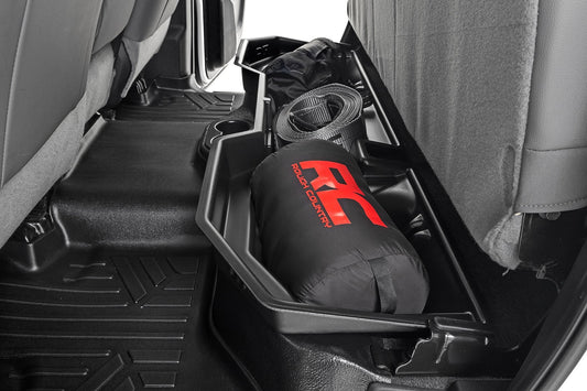 Rough Country RC09401 Under Seat Storage | Quad/Crew Cab | Ram 1500 (02-10)/1500 (11-18)/2500 (11-26)