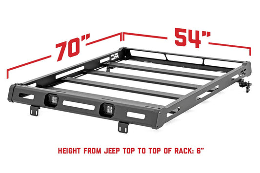 Rough Country 10605 Roof Rack | Jeep Wrangler JK/Wrangler Unlimited (2007-2018)