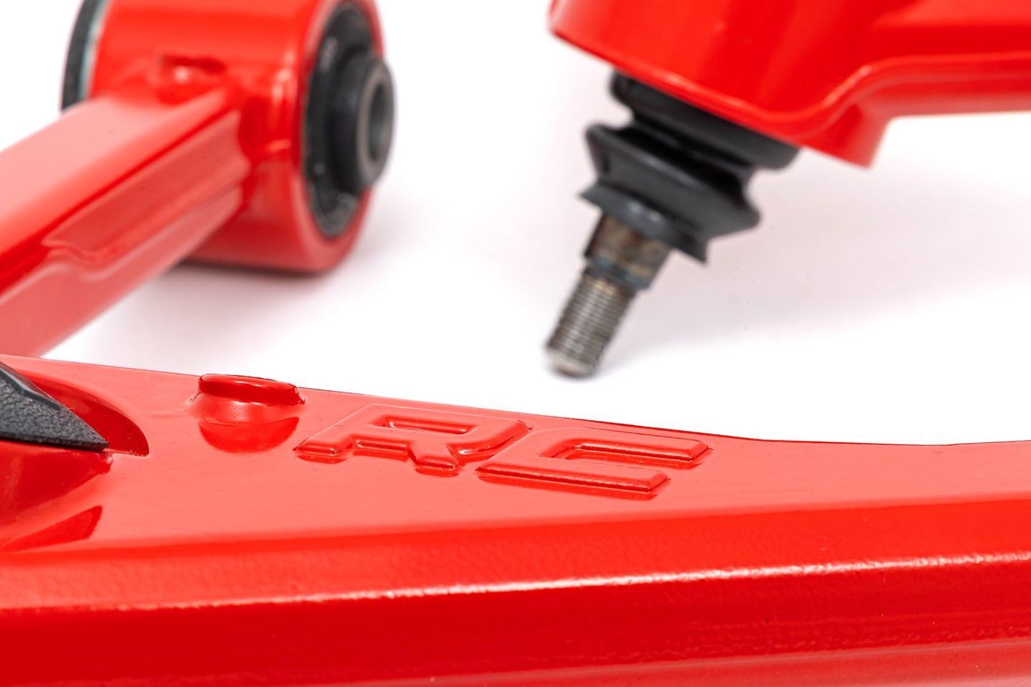 Rough Country 76700RED Red Forged Upper Control Arms | 3.5 Inch Lift | Toyota Tundra 2WD/4WD (07-21)