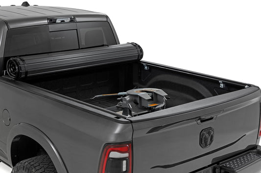 Rough Country 50309650 Hard Roll Up Bed Cover | 6'4" Bed | Ram 1500 (09-18)/2500 (09-26)