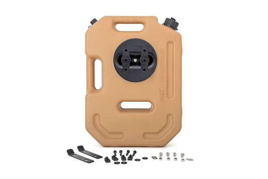 Rough Country 99061A 10L Fluid Container w/ Locker - Tan