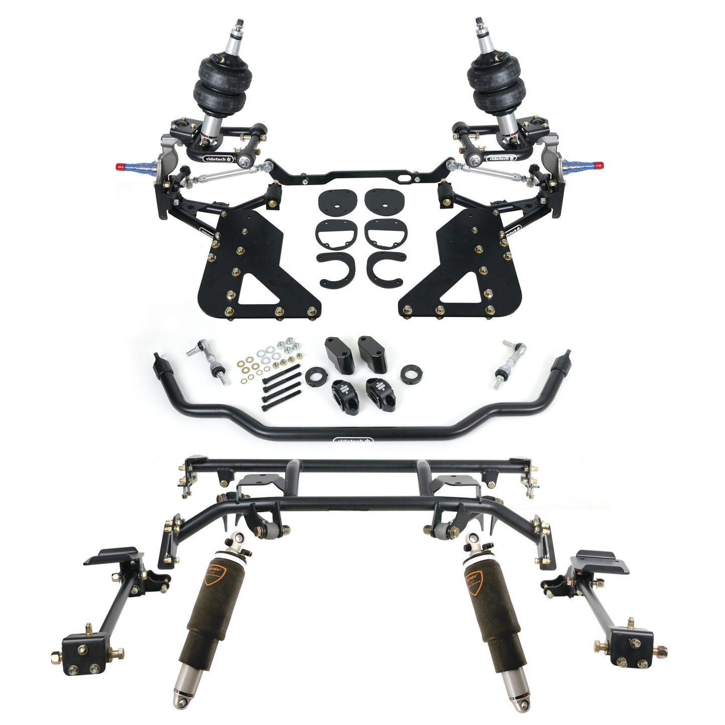 Ridetech 11250398 TQ Air Suspension System for 1962-1967 Chevy II Nova.
