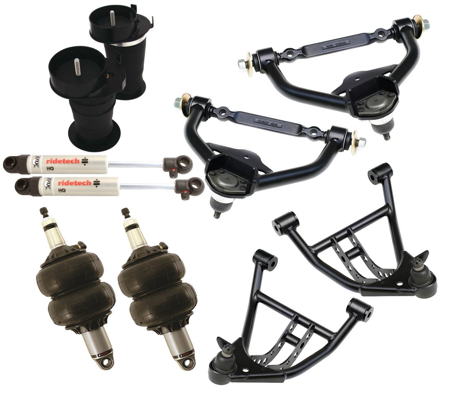 Ridetech 11310298 Air Suspension System for 1991-1996 GM B-Body.