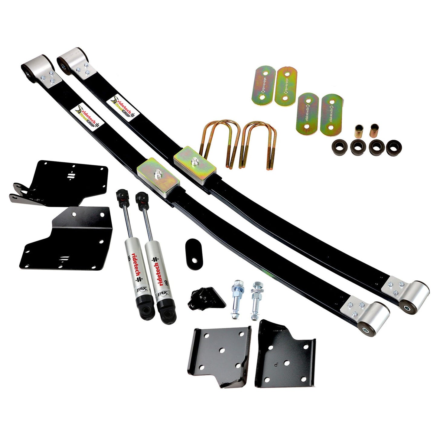 Ridetech 12094810 Composite leaf springs and HQ shocks for 1964-1966 Mustang.