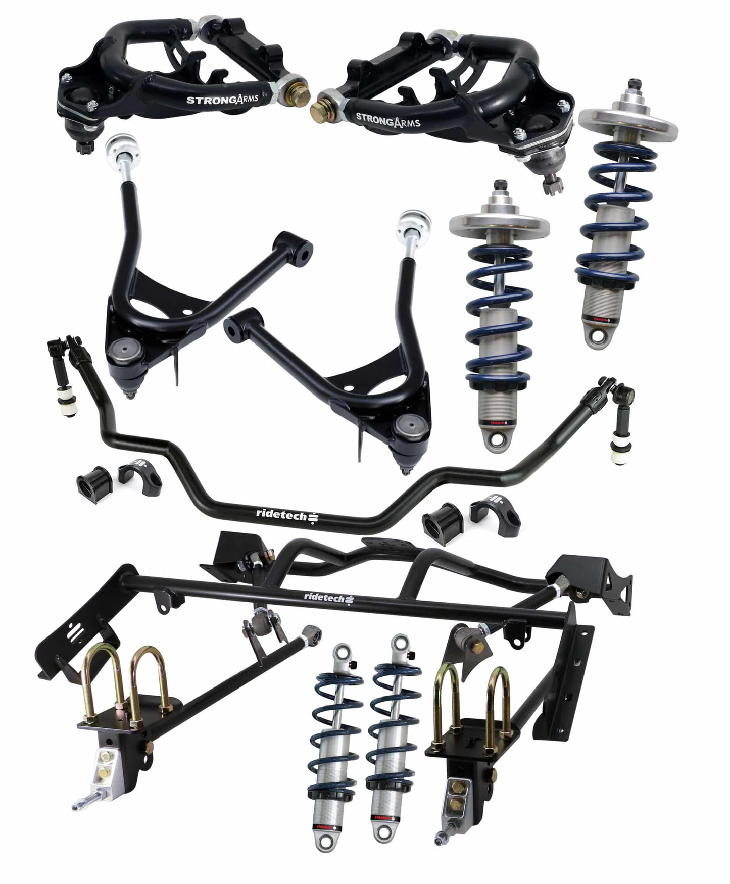 Ridetech 12100202 HQ Coil-Over System for 1967-1970 Mustang.