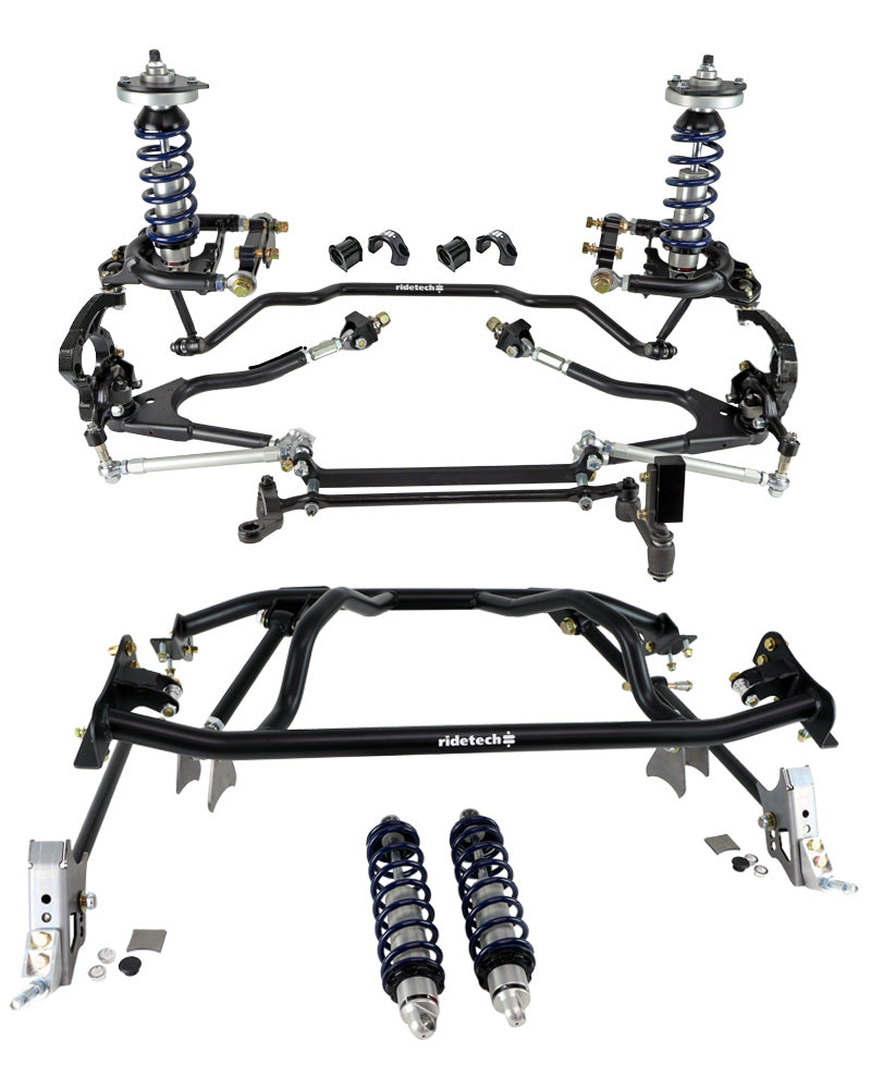 Ridetech 12280203 HQ Coil-Over System with hub spindles for 1961-1965 Falcon.