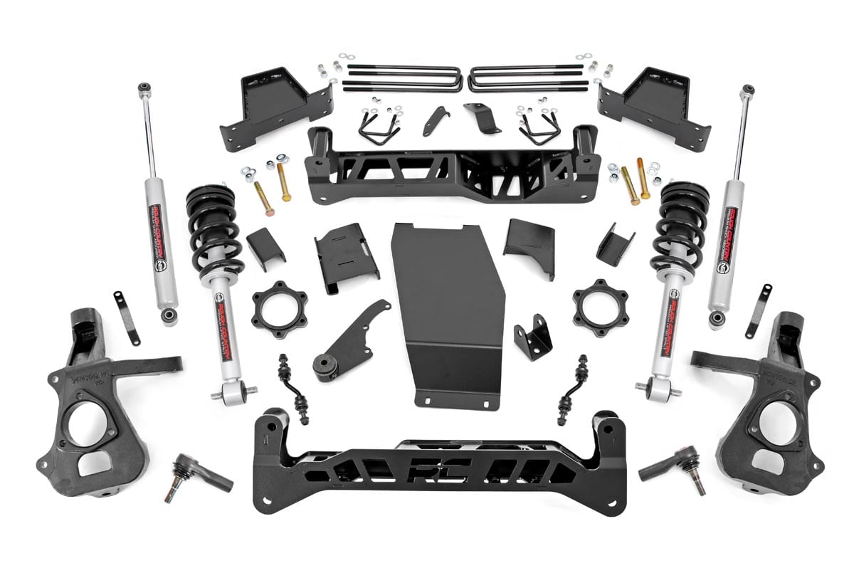 Rough Country 22833 7 Inch Lift Kit | Cast Steel | N3 Struts | Chevy/GMC 1500 (14-18 & Classic)