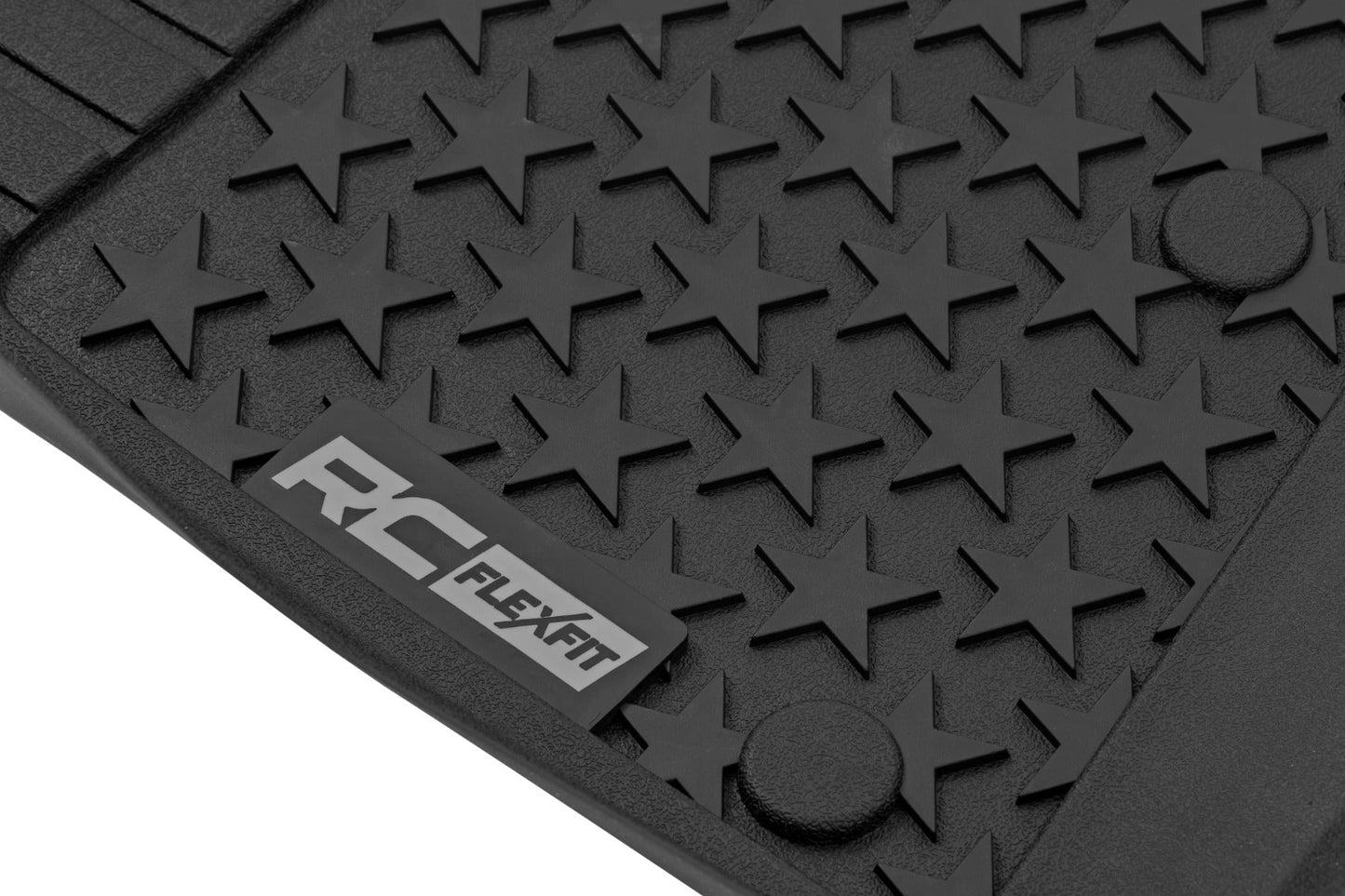 Rough Country FF-61412 Floor Mats | FR & RR | 4 Door | Jeep Wrangler Unlimited 4WD (2014-2018)