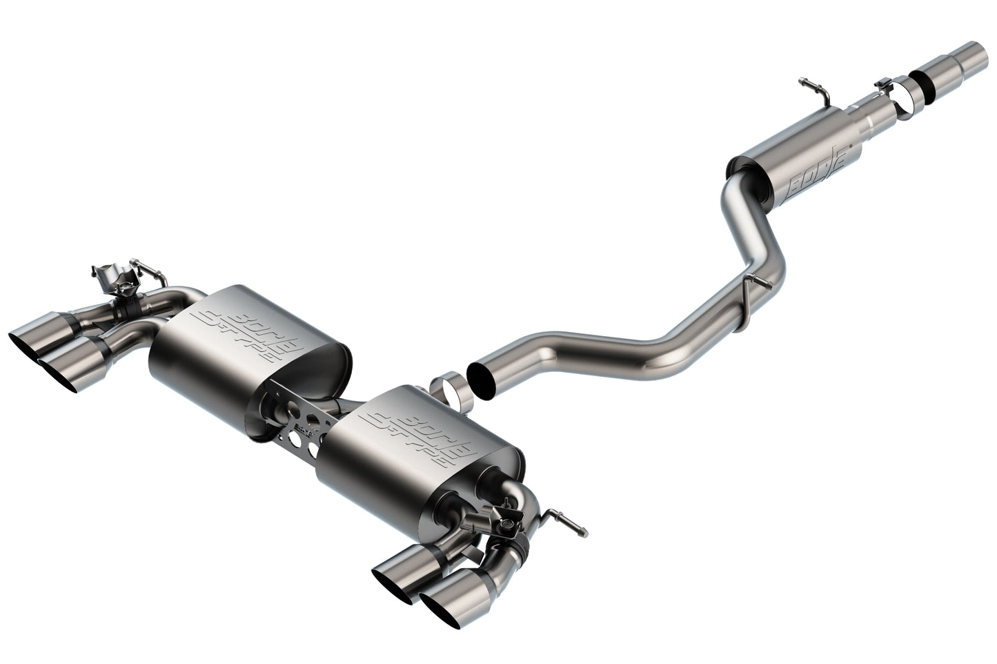2018-2019 Volkswagen Golf R With Resonator Cat-Back Exhaust System S-Type