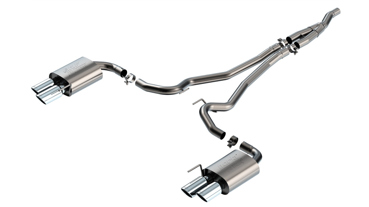 2024-2025 Ford Mustang EcoBoost Cat-Back Exhaust System ATAK Part # 140982