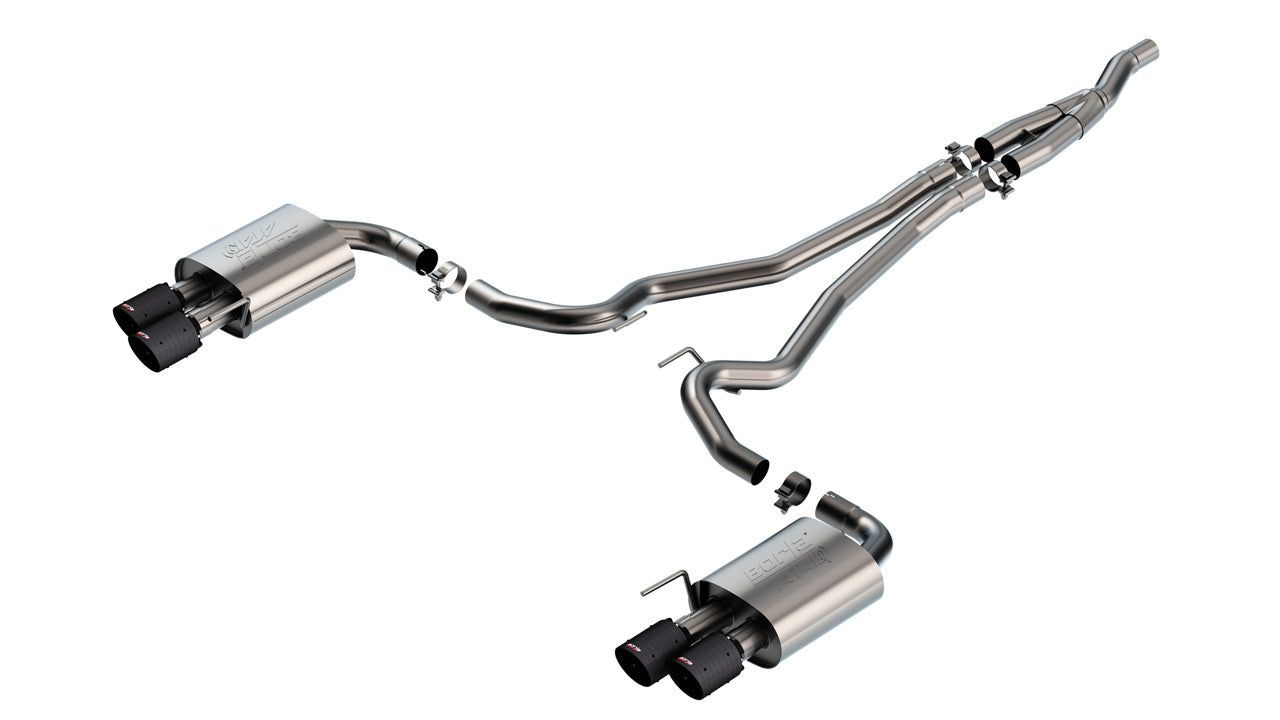 2024-2025 Ford Mustang EcoBoost Cat-Back Exhaust System ATAK Part # 140982CFBA