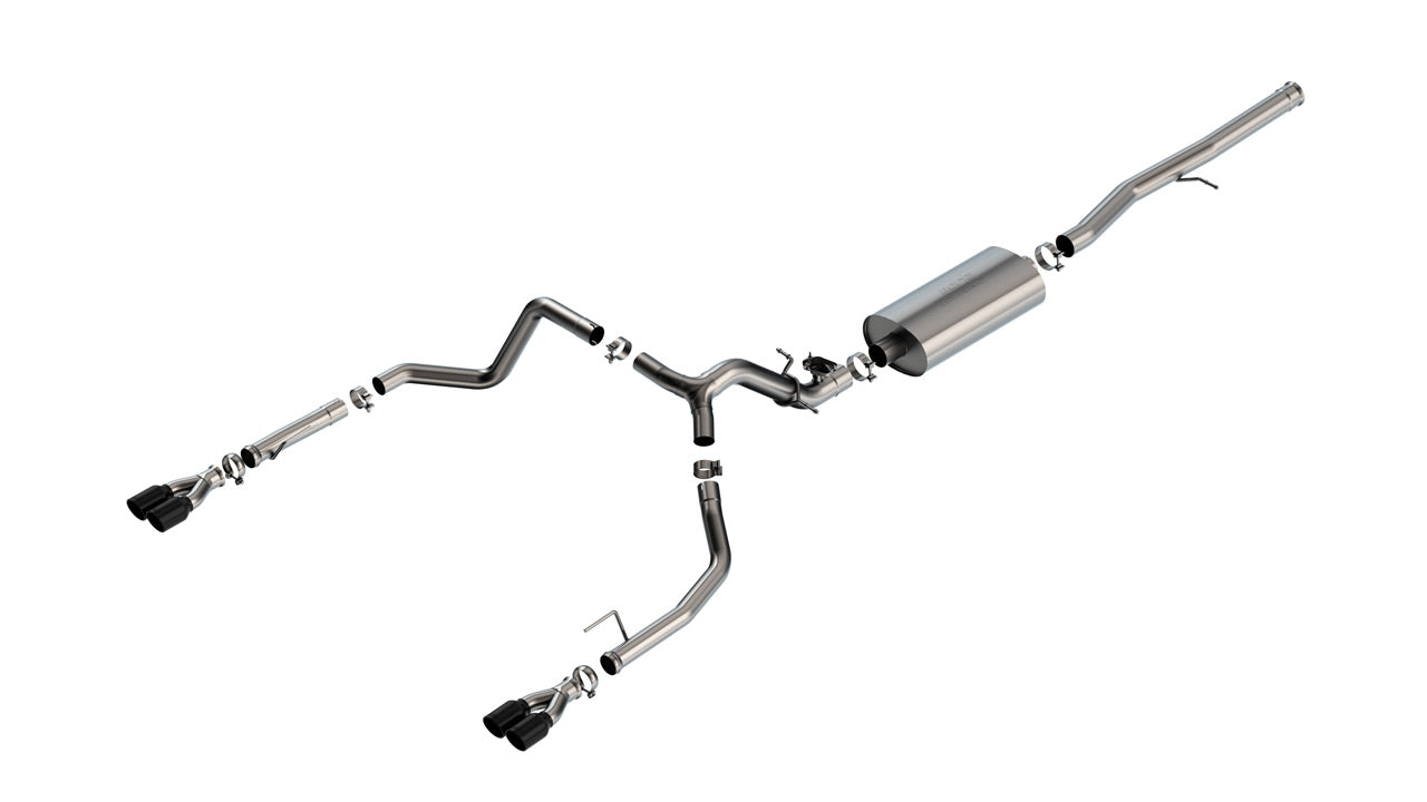 2025-2025 Chevrolet Silverado 1500/ GMC Sierra 1500 Cat-Back Exhaust System Touring Part # 140991BC