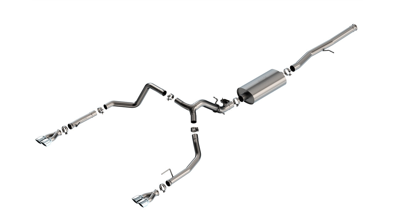 2025-2025 Chevrolet Silverado 1500/ GMC Sierra 1500 Cat-Back Exhaust System Touring Part # 140992