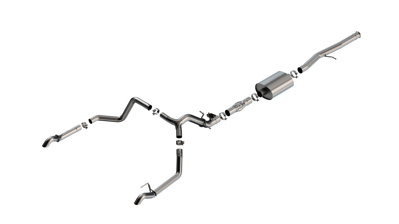 2024-2025 Chevrolet Silverado 1500 ZR2/ 2024-2025 GMC Sierra 1500 AT4X Cat-Back Exhaust System ATAK