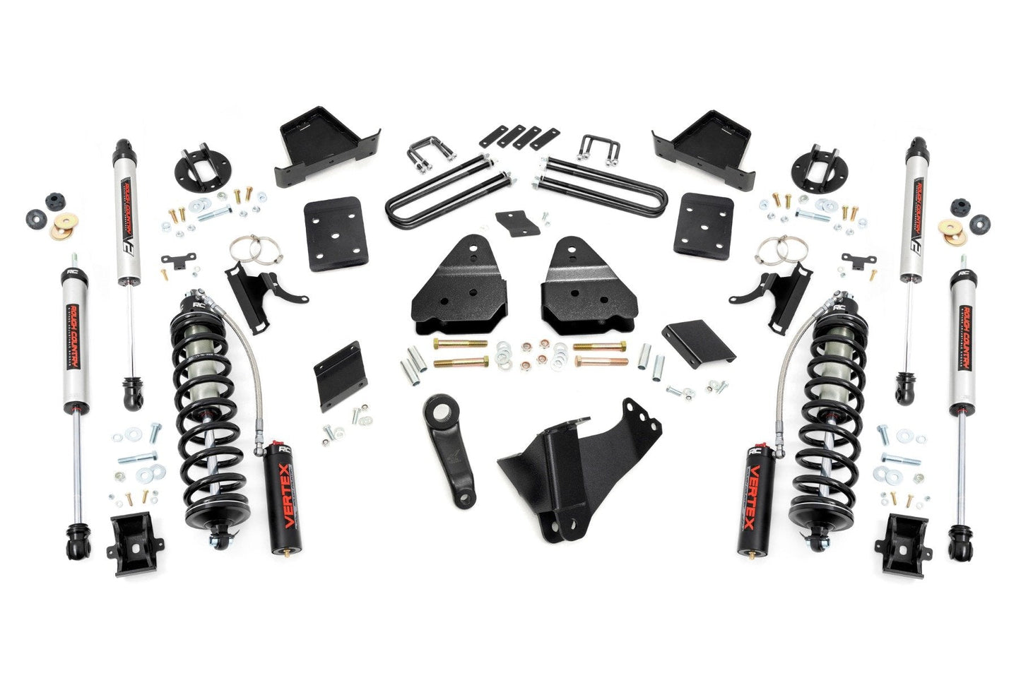 Rough Country 56658 6 Inch Lift Kit | Gas | OVLD | C/O V2 | Ford F-250 Super Duty (11-14)
