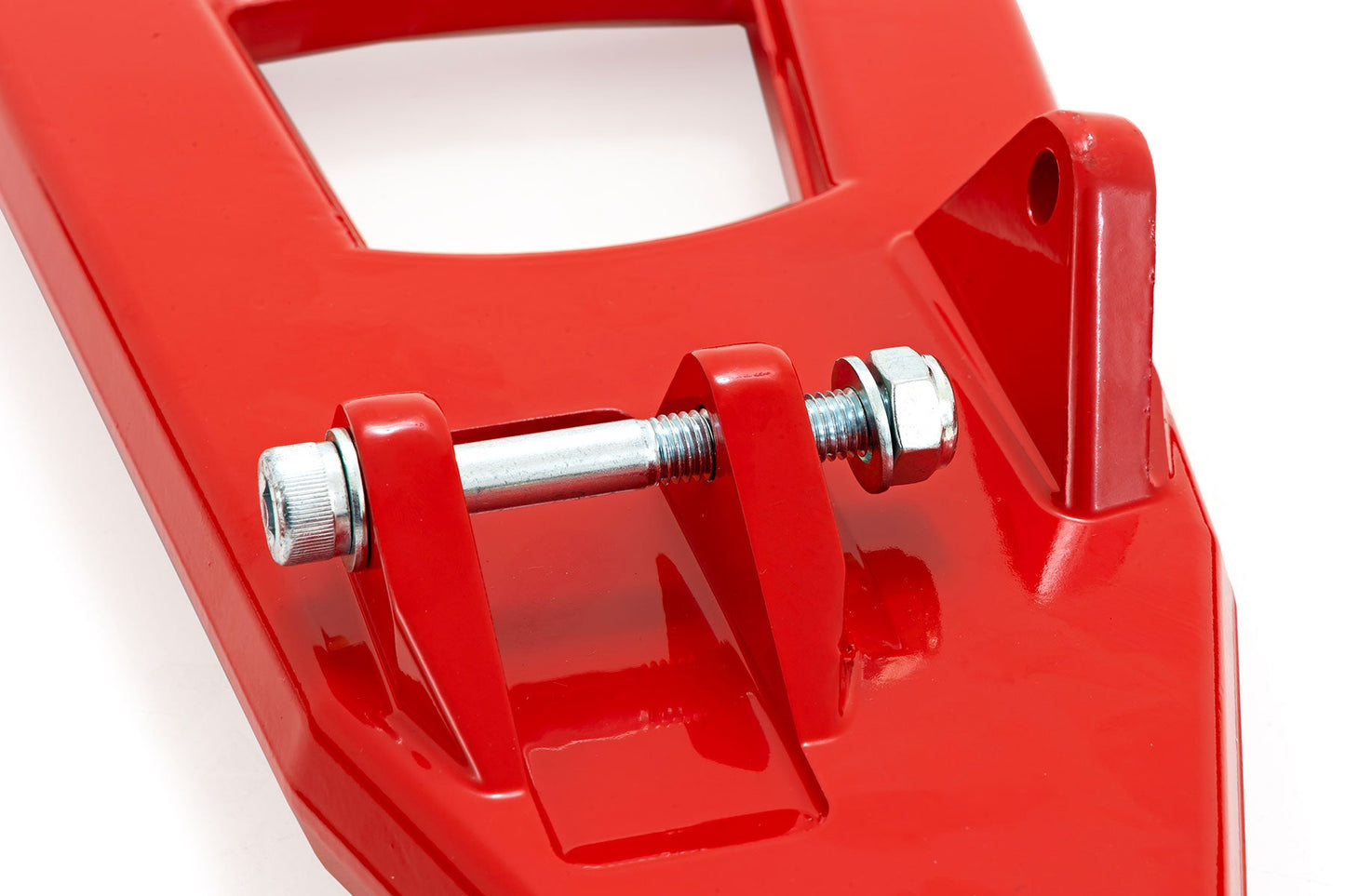 Rough Country 93155RED Red Forged Alum High Clearance 2" Fwd Offset Control Arms w/Ball Joints | Polaris Ranger 1000XP