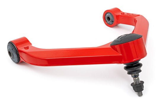Rough Country 31402RED Red Forged Upper Control Arms | 3-3.5 Inch Lift | Ram 1500 2WD/4WD (19-26)