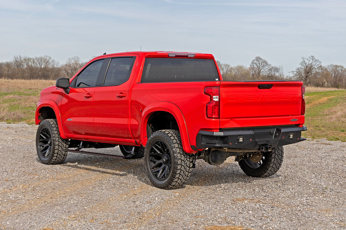 Rough Country PSR51920 Power Running Boards | Dual Electric Motor | Crew Cab | Chevy/GMC 1500/2500HD/3500HD (19-26)