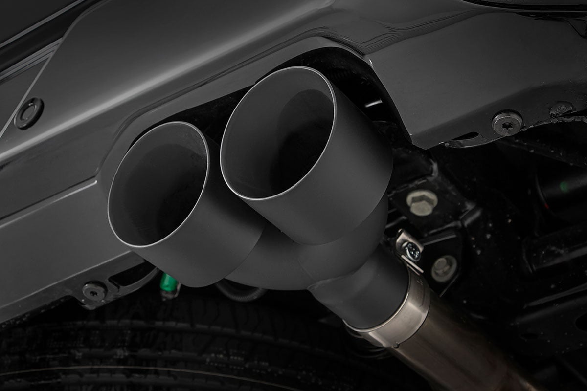 Rough Country 96011 Performance Exhuast | Stainless | Crew/Dbl | RR Exit | Chevy/GMC Sierra/Silverado 1500 (19-26)