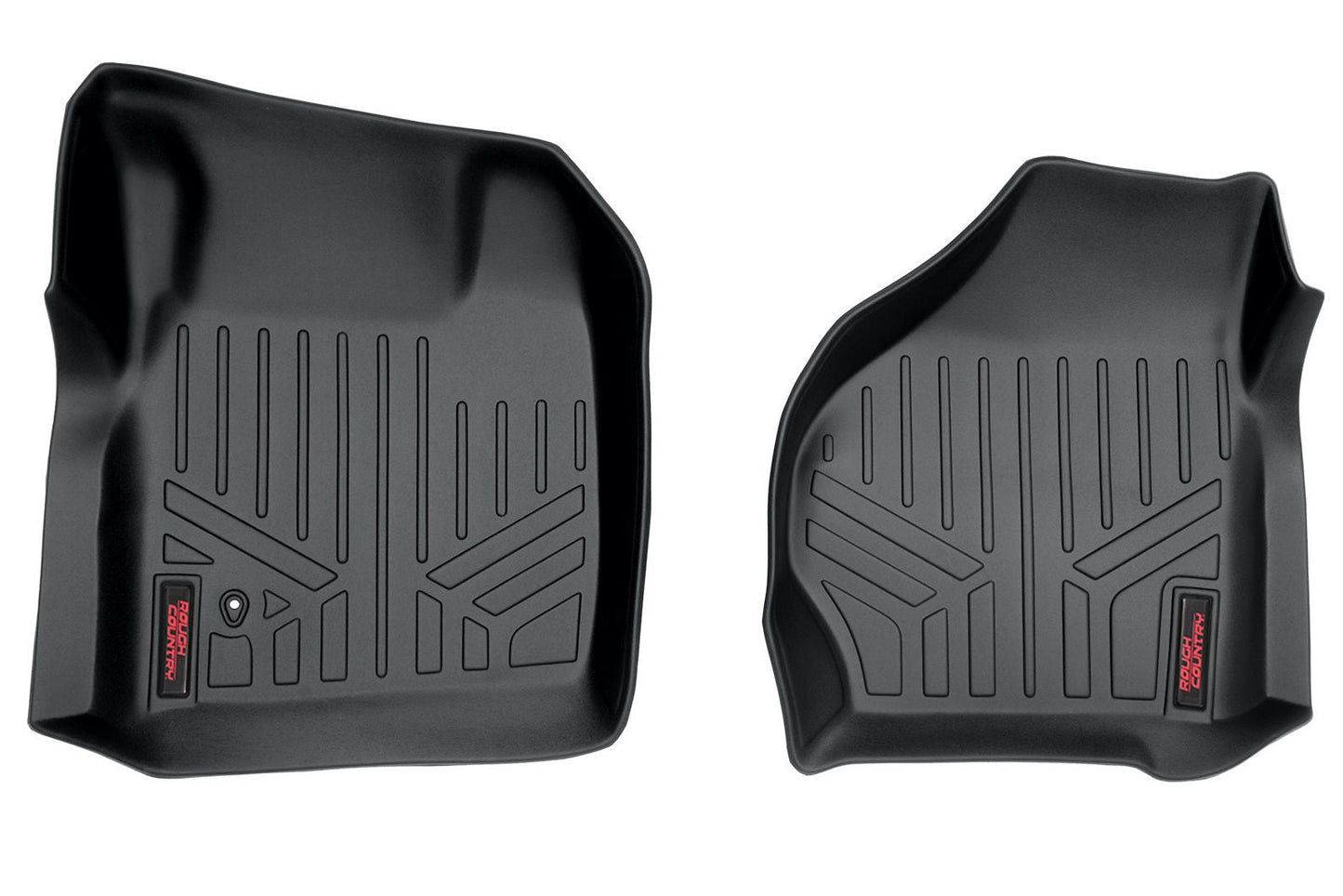 Rough Country M-5200 Floor Mats | Front | Super/Crew Cab | Ford F-250/F-350 Super Duty (99-07)