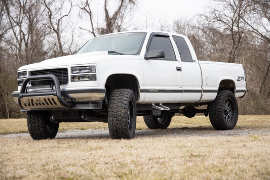 Rough Country 117510 Single Hoop Step | Universal | Alum | Pair | Multiple Makes & Models (Chevy/Ford/GMC/Ram)