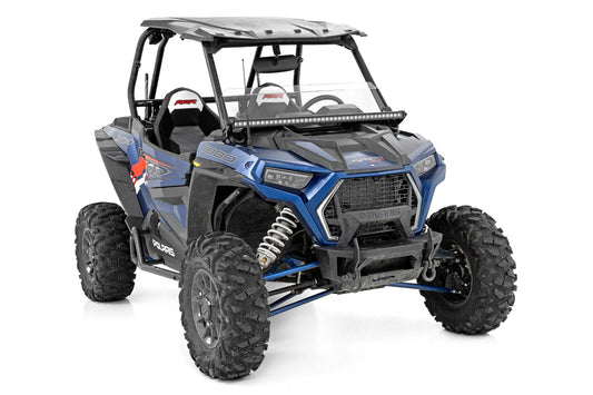 Rough Country 93147 LED Light Kit | Front Mount | 40" Black Single Row | Polaris RZR XP 1000