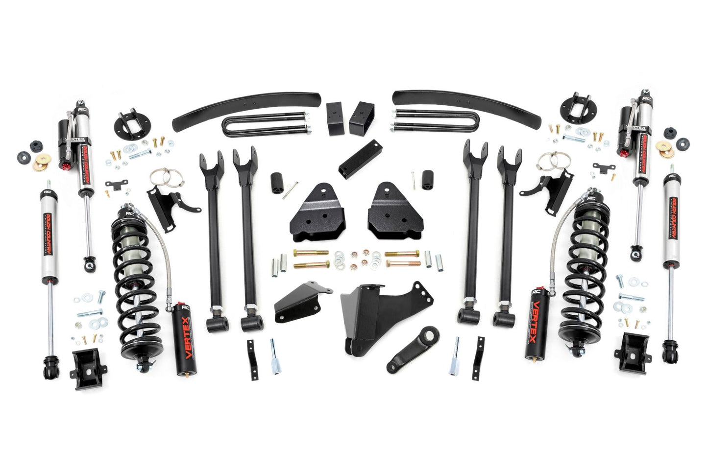 Rough Country 57859 6 Inch Lift Kit | Gas | 4 Link | No OVLDS | C/O Vertex | Ford F-250/F-350 Super Duty (05-07)