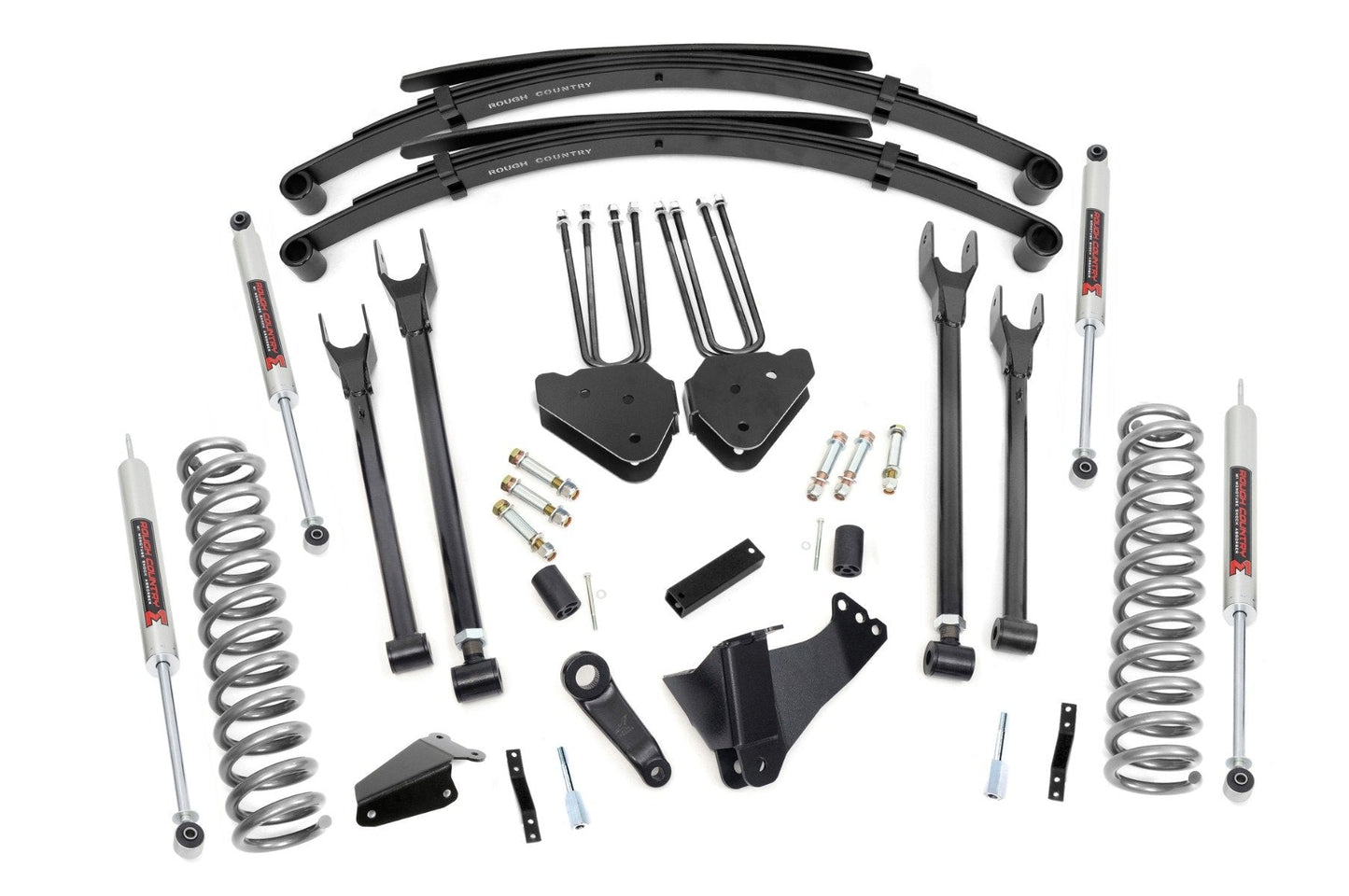 Rough Country 59040 8 Inch Lift Kit | 4 Link | RR Springs | M1 | Ford F-250/F-350 Super Duty (05-07)