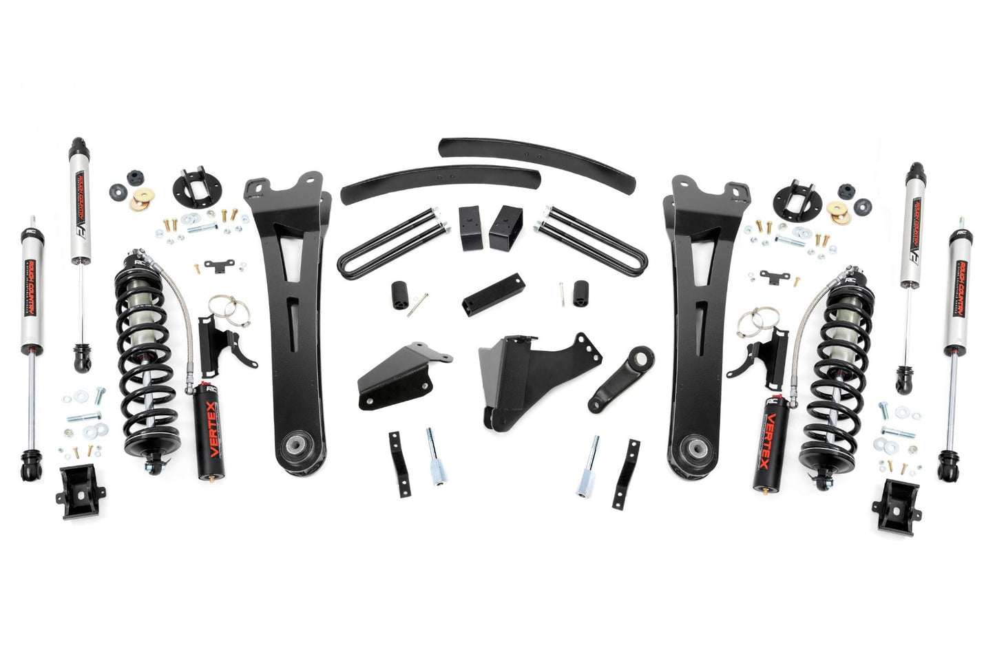 Rough Country 53758 6 Inch Lift Kit | Gas | Radius Arm | C/O V2 | Ford F-250/F-350 Super Duty (05-07)