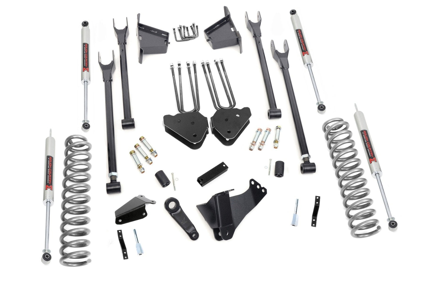 Rough Country 59140 8 Inch Lift Kit | 4 Link | RR Blocks | M1 | Ford F-250/F-350 Super Duty (05-07)