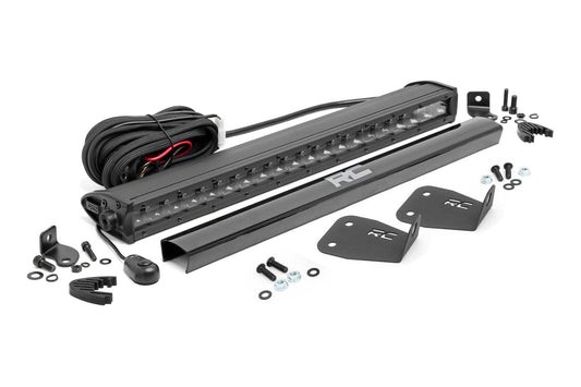Rough Country 71036 LED Light Kit | Bumper Mount | 20" Black Single Row | Ford Bronco Sport (21-25)