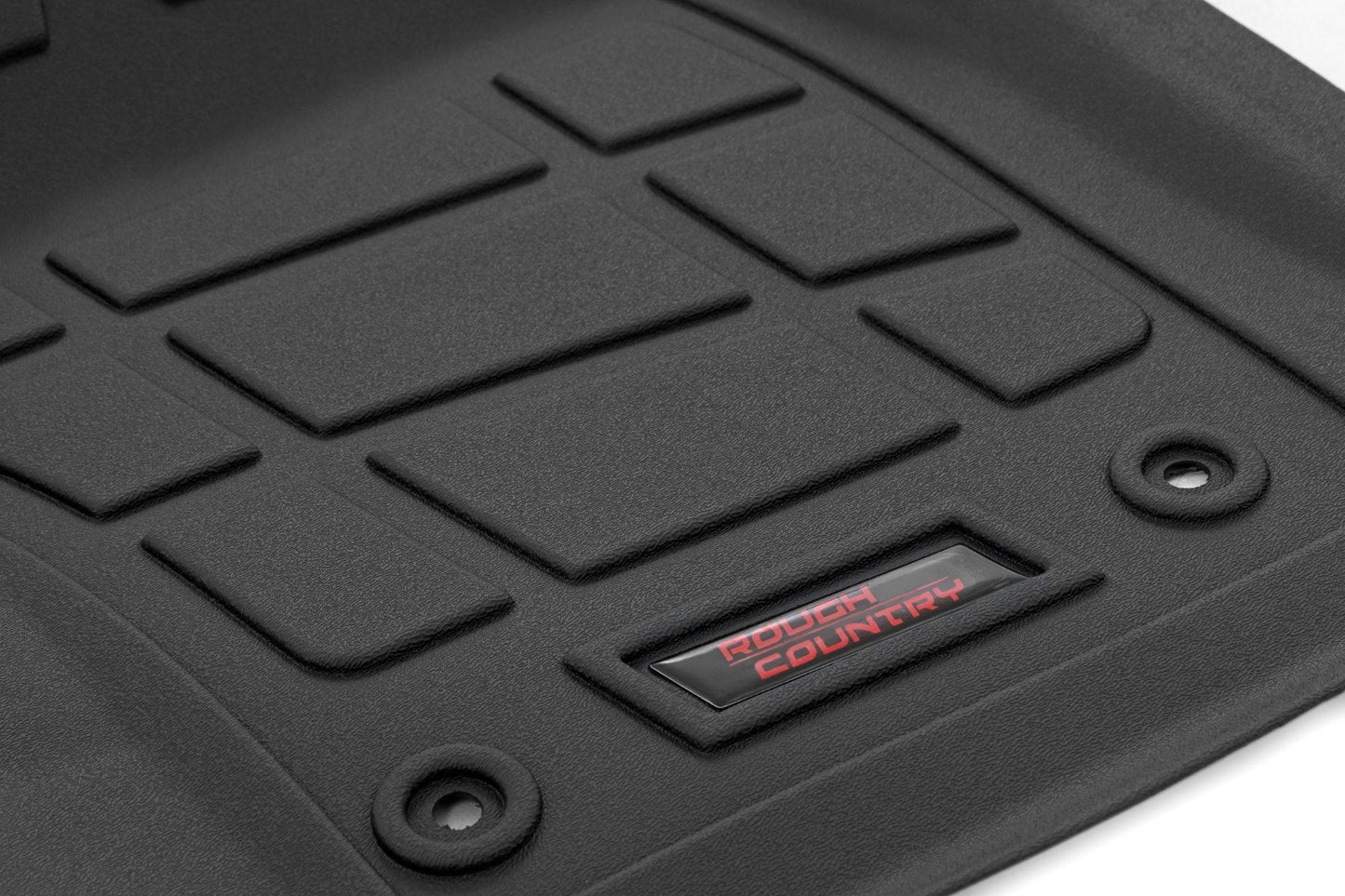 Rough Country SM71223_A Sure-Fit Floor Mats | Front | Double Cab | Toyota Tacoma 2WD/4WD (2024-2026)