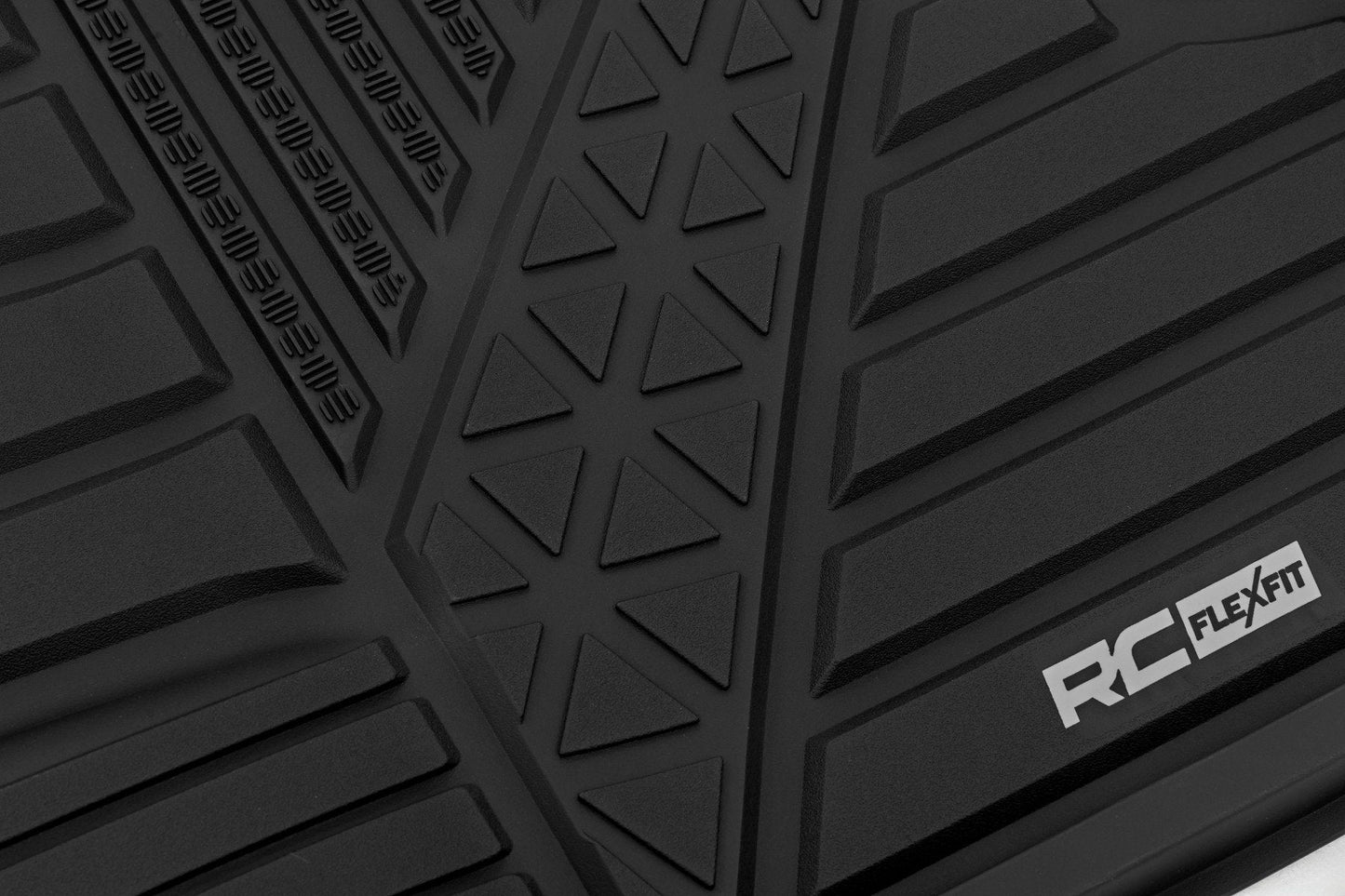 Rough Country FF-31432 Flex-Fit Floor Mats | FR & RR | Crew | Ram 1500 2WD/4WD (2025-2026)
