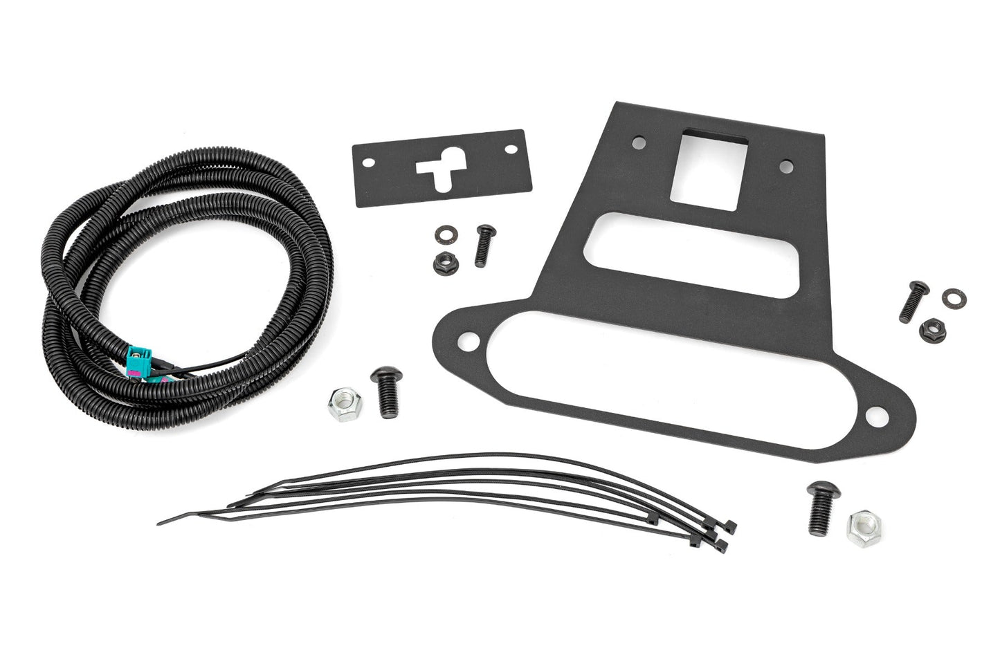 Rough Country 51138 Front Camera Relocation Bracket | Ford Bronco 4WD (2021-2025)