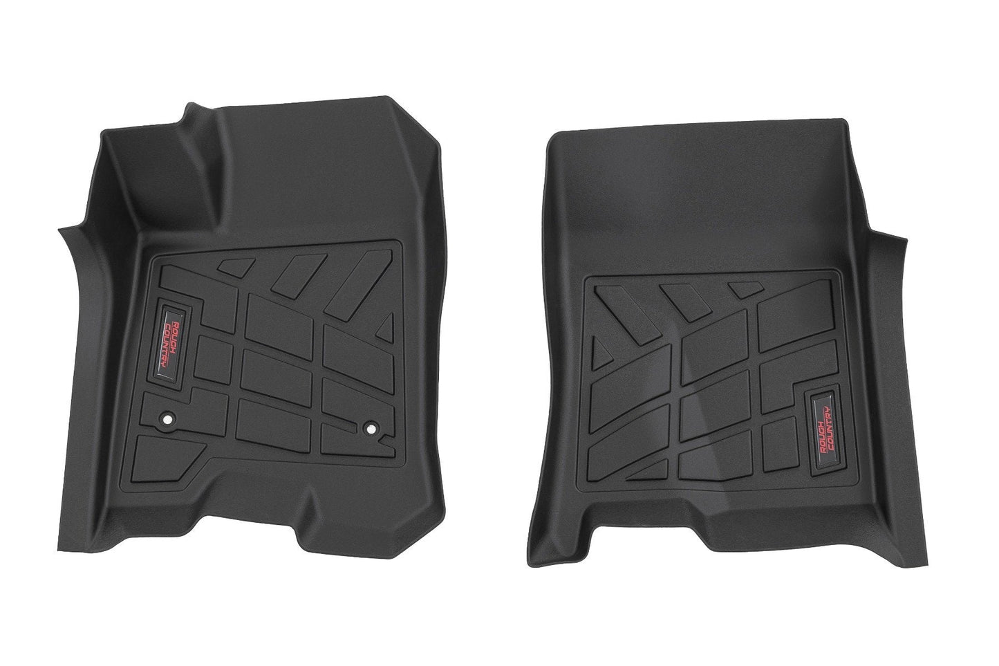 Rough Country SM21312 Sure-Fit Floor Mats | FR | Chevy/GMC Canyon/Colorado 2WD/4WD (2023-2026)