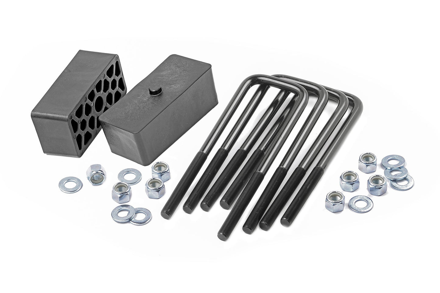 Rough Country 6549 2 Inch Block & U-Bolt Kit | Toyota Tacoma 2WD/4WD (2005-2023)