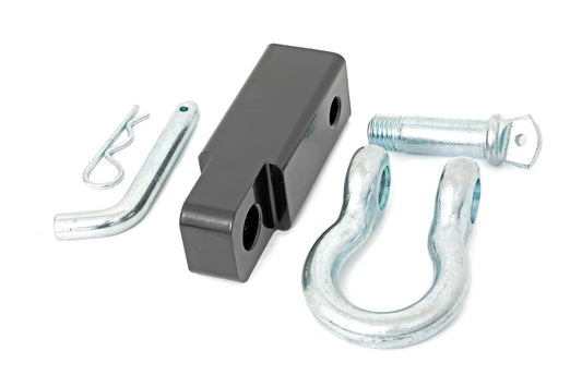 Rough Country RS157A 2 Inch Receiver | D Ring Shackle Kit W/ Pin