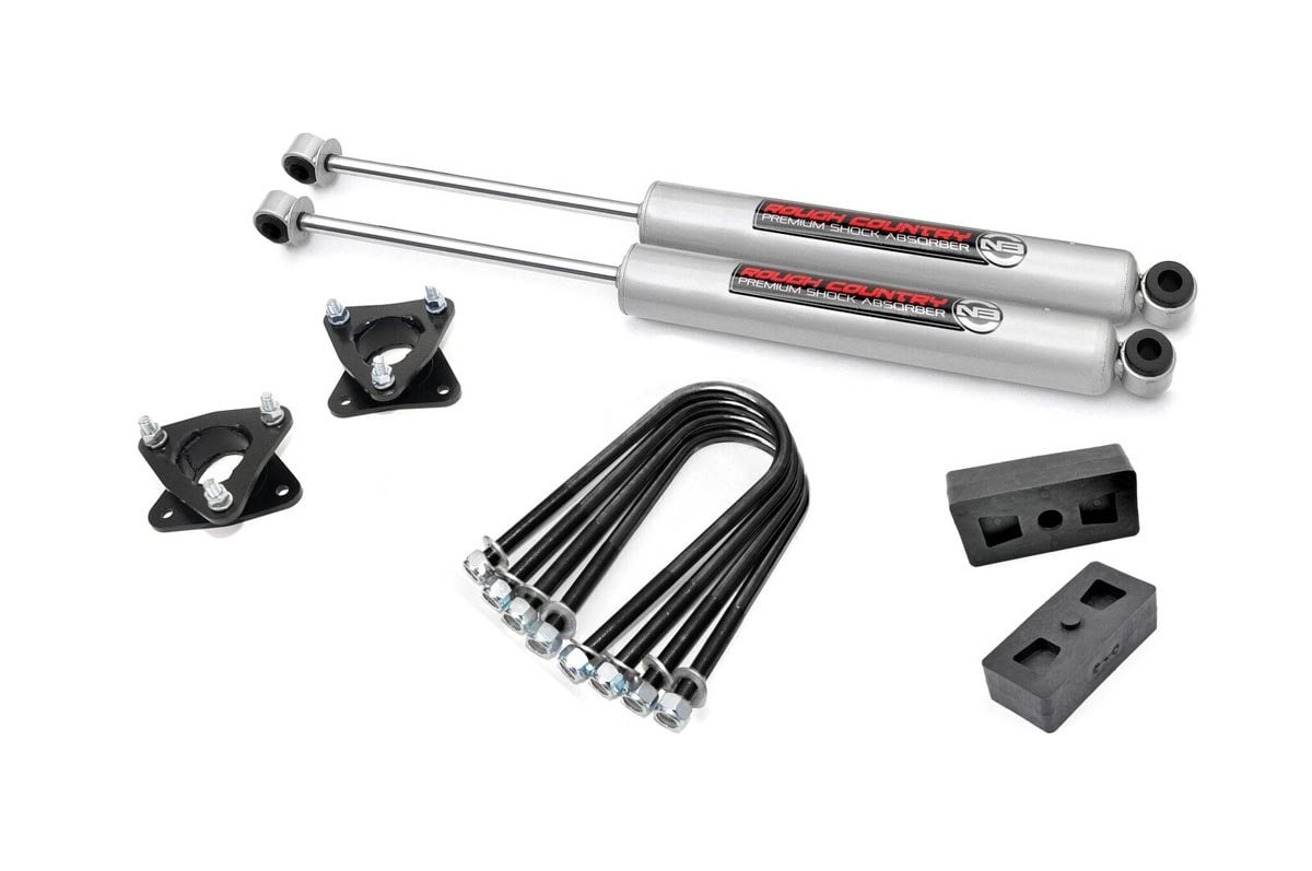 Rough Country 39730 2.5 Inch Lift Kit | Multiple Makes & Models (Dodge/Mitsubishi)