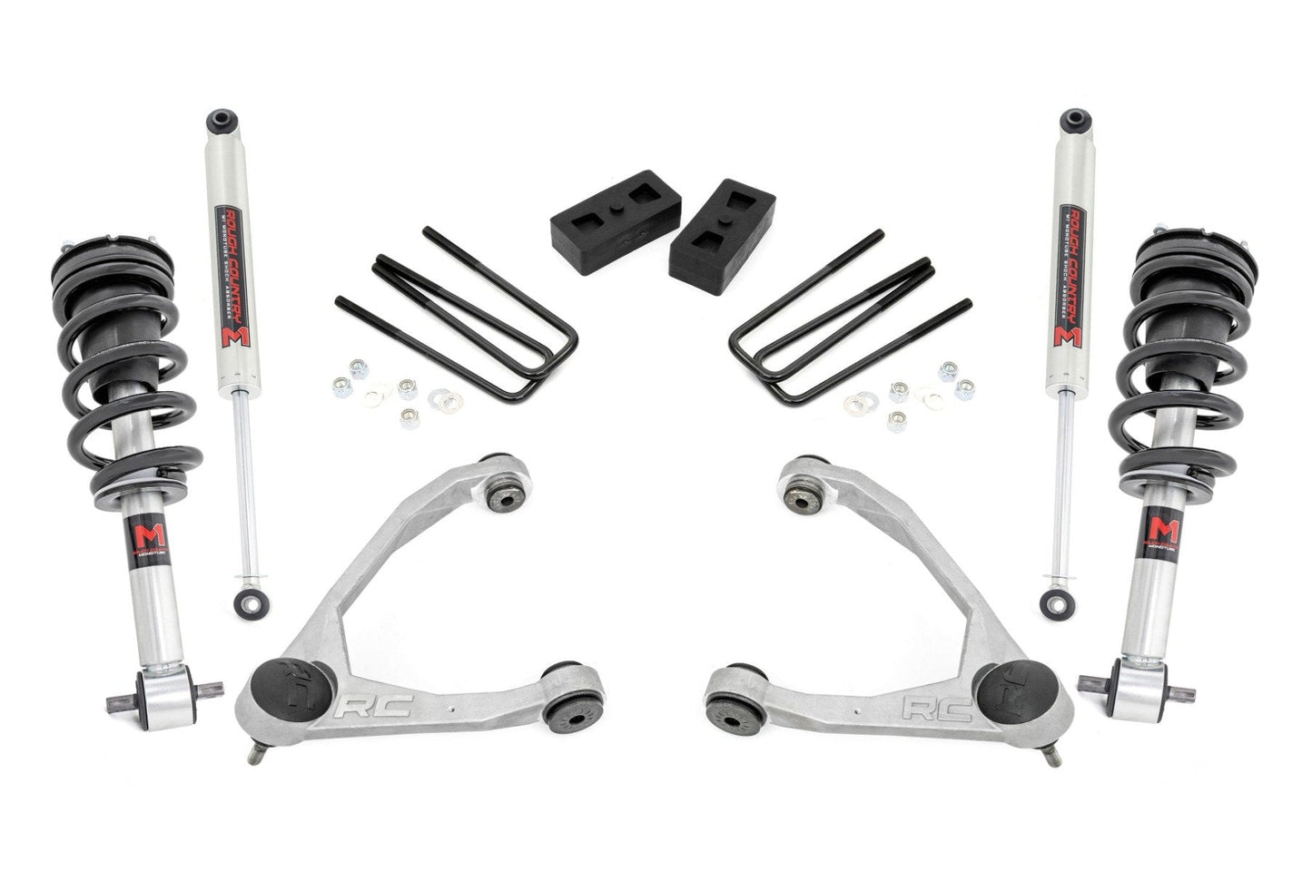 Rough Country 19840 3.5 Inch Lift Kit | Cast Steel | M1 Strut | | Chevy/GMC 1500 (14-16)