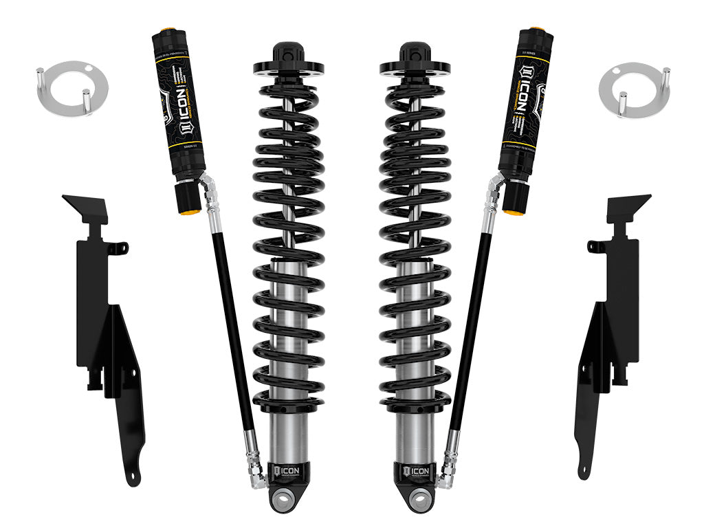 ICON 2021-2023 Ford Bronco, Rear, 1.25-3” Lift, V.S. 2.5 Series Coilover Kit, Remote Reservoir w/ CDEV