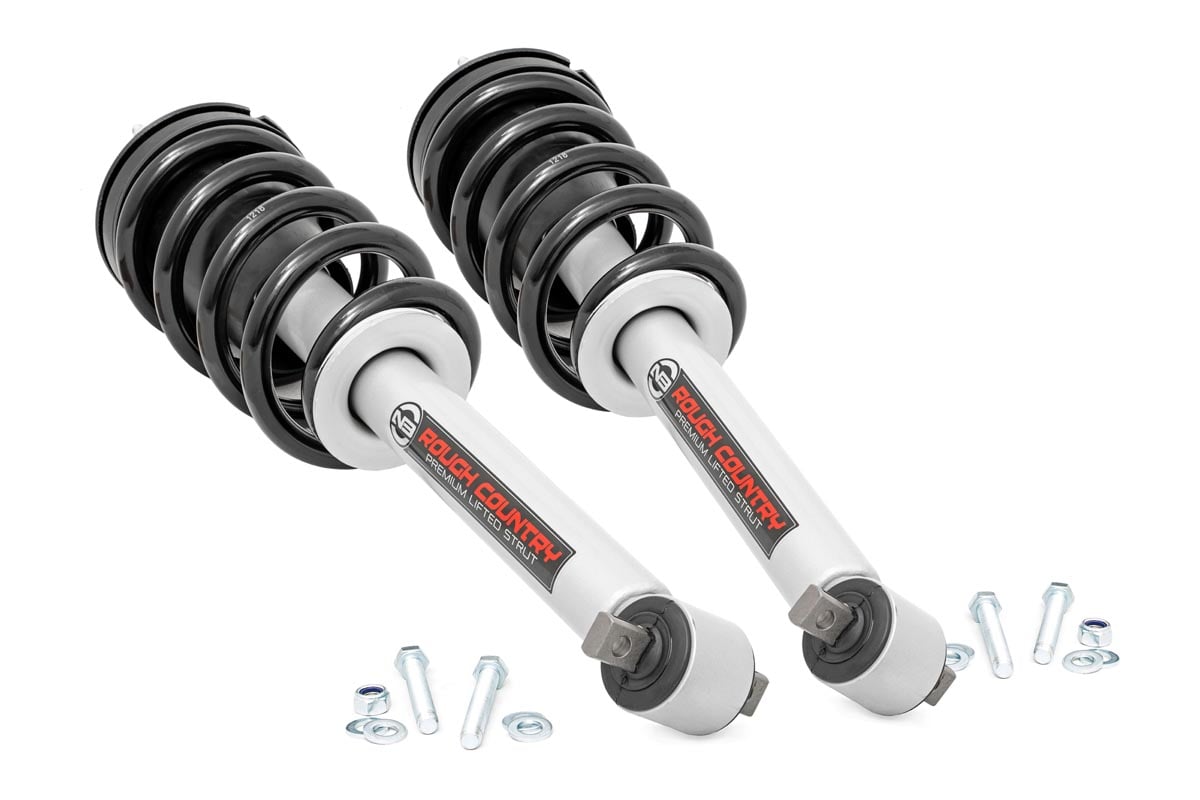 Rough Country 501060 Loaded Strut Pair | 7 Inch | Chevy/GMC 1500 2WD/4WD (14-18 & Classic)