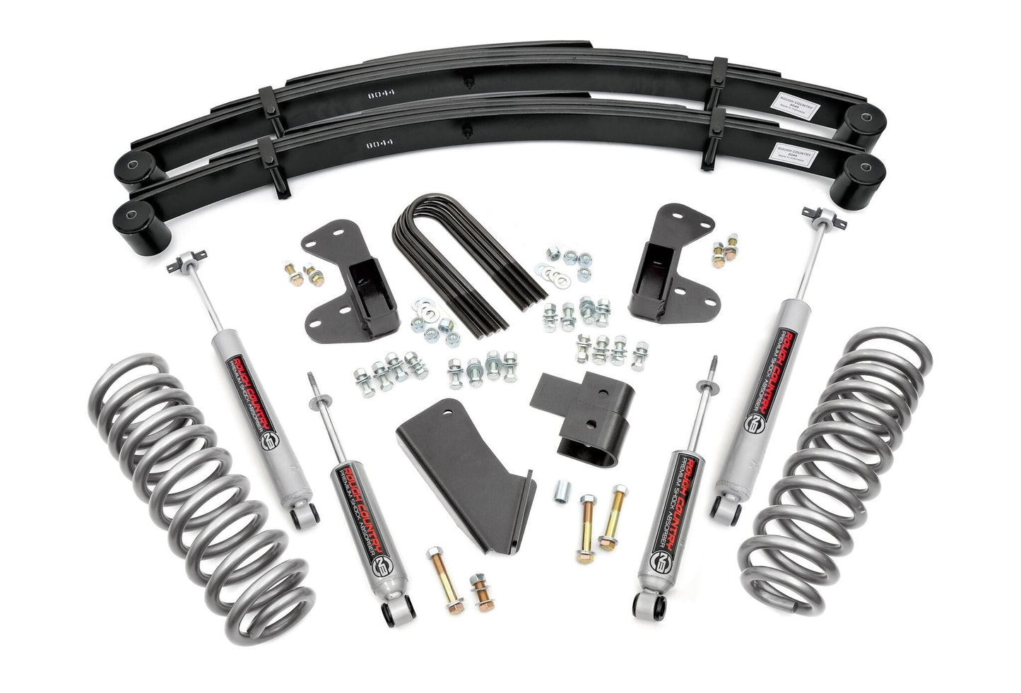 Rough Country 51030 2.5 Inch Lift Kit | Rear Springs | Ford F-150 4WD (1980-1996)