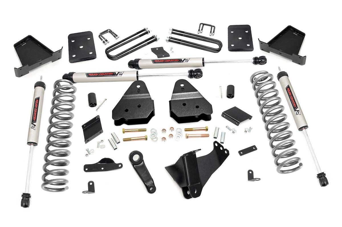 Rough Country 56770 4.5 Inch Lift Kit | OVLD | V2 | Ford F-250 Super Duty 4WD (2015-2016)
