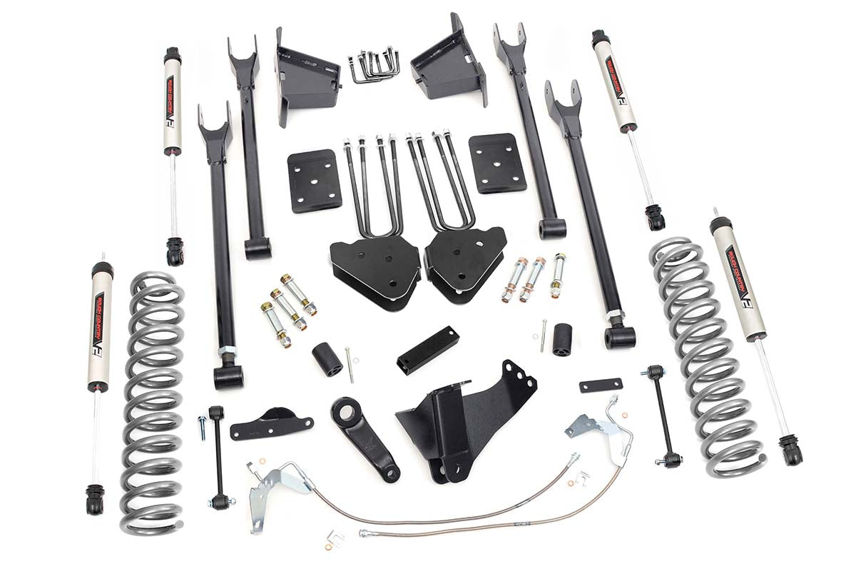 Rough Country 59270 8 Inch Lift Kit | 4 Link | V2 | Ford F-250/F-350 Super Duty 4WD (2008-2010)