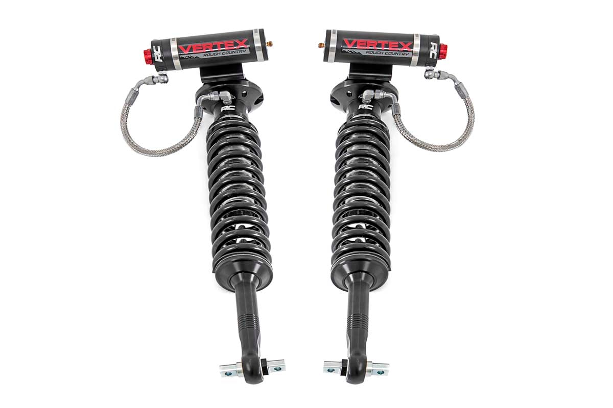 Rough Country 689012 Vertex 2.5 Remote Reservoir Leveling Coilovers | 2 Inch | Ford F-150 (14-25)