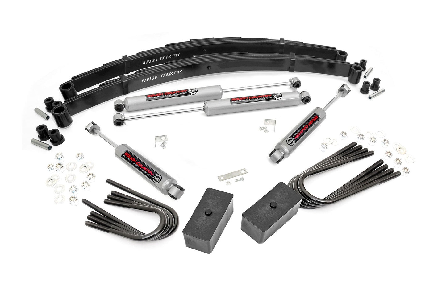Rough Country 140-88-9230 2 Inch Lift Kit | Rear Blocks | Chevy/GMC 3/4-Ton Suburban 4WD (1988-1991)