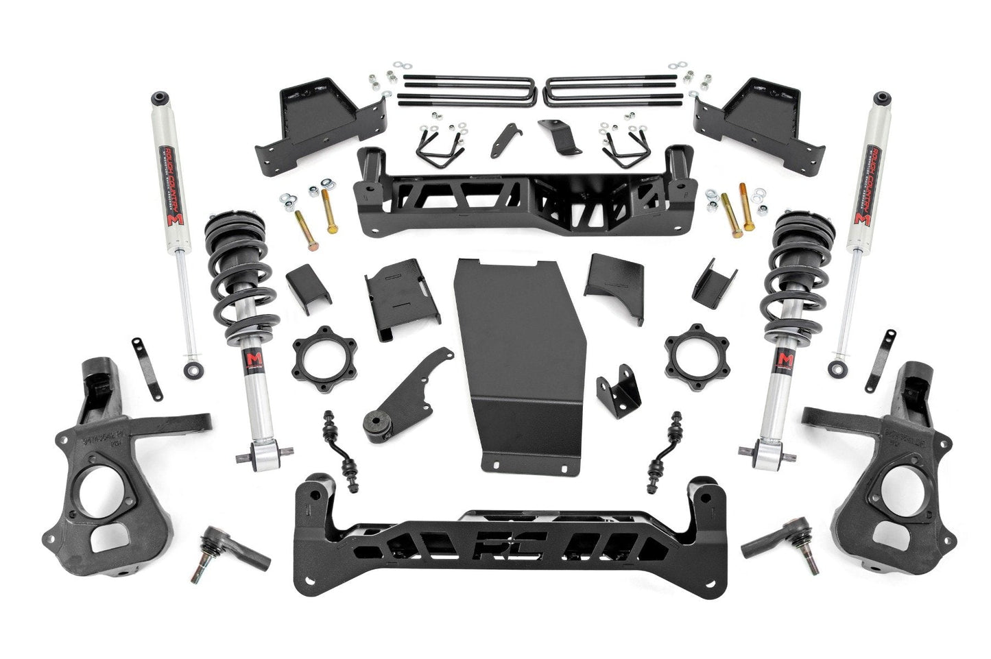 Rough Country 17440 7 Inch Lift Kit | Alum/Stamp Steel | M1/M1 | Chevy/GMC 1500 (14-18 & Classic)