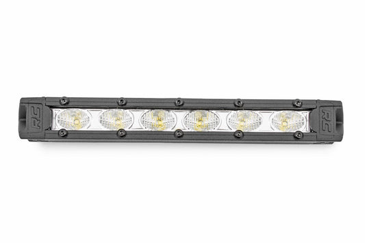 Rough Country 70406A 6 Inch Chrome Series LED Light Bar| Slim Line | Pair