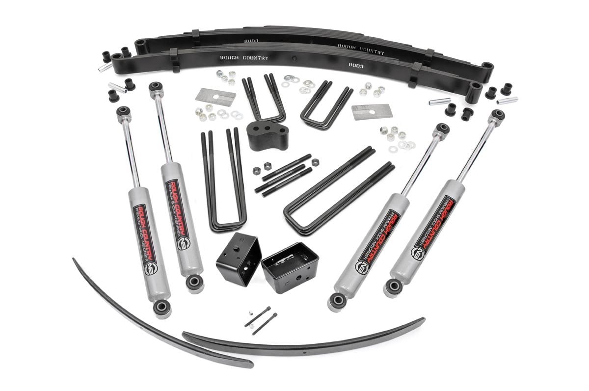 Rough Country 325.20 4 Inch Lift Kit | Rear Blocks | Dodge/Plymouth Ramcharger (78-93)/Trailduster (78-81)