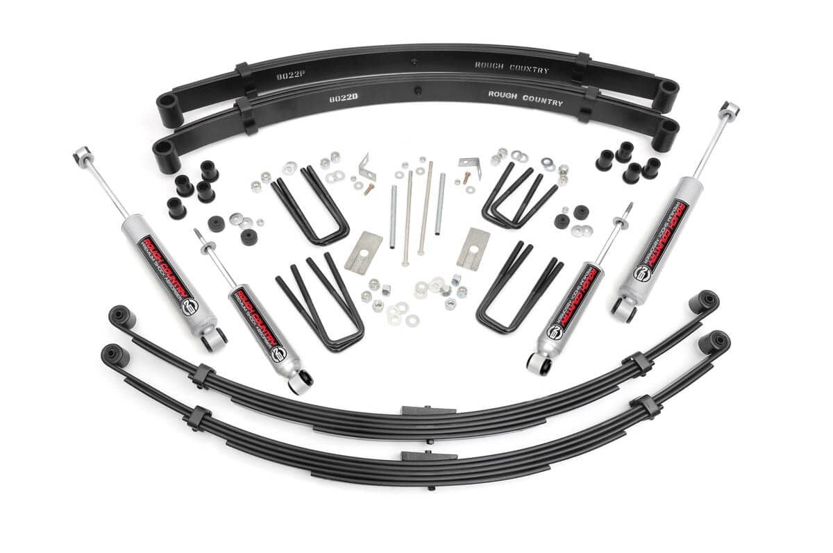 Rough Country 71030 3 Inch Lift Kit | RR Springs | Toyota Truck 4WD (1979-1983)